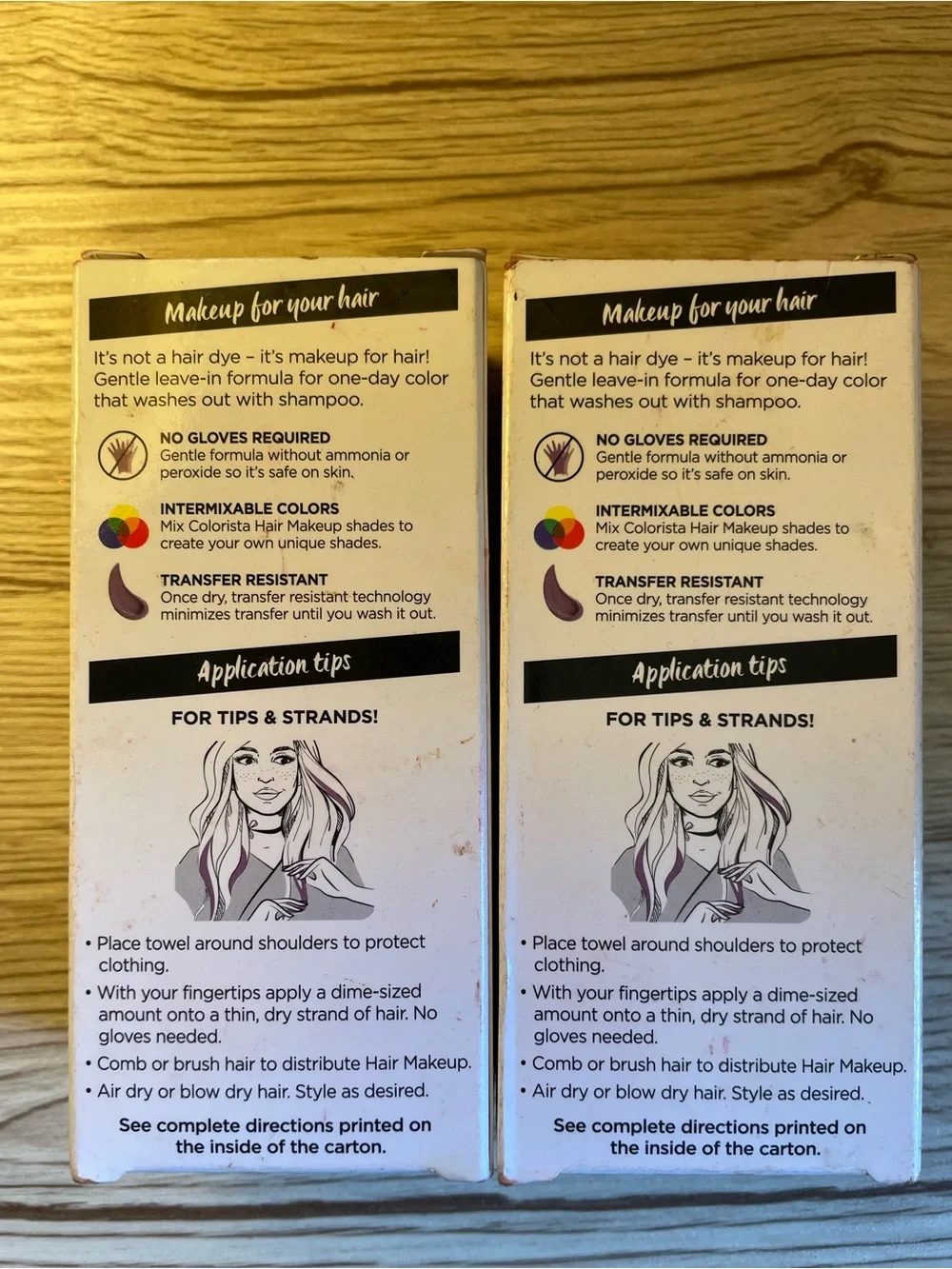 L'Oréal Colorista 1-Day Hair Makeup in Lilac (Lilac500)Bundle x2